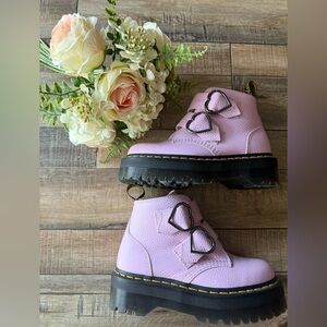 Heart Buckle Dr marten boots
